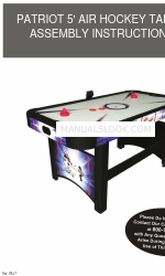 Carmelli PATRIOT 5-ft AIR HOCKEY TABLE Montagehandleiding