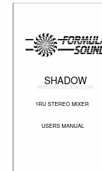 Formula Sound SHADOW Manual do utilizador