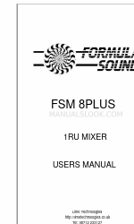 Formula Sound FSM8PLUS Benutzerhandbuch