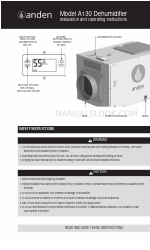 Anden A130 Manual de instruções de instalação e funcionamento