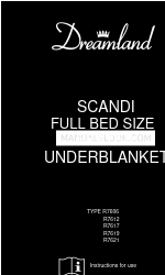 Dreamland SCANDI R7612 Instructions For Use Manual