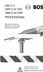 Bosch PROFESSIONAL GBH 2-24 DSE Manual de Instruções