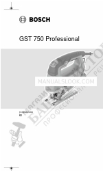 Bosch Professional GST 750 Manual de instruções original