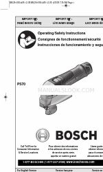 Bosch PS70 Manual de instruções de funcionamento/segurança