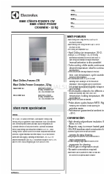 Electrolux 726629 Dimensions et spécifications