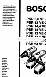 Bosch Psb 14,4 ve-2 Manual de instrucciones