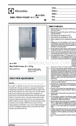 Electrolux air-o-chill 726305 Brochura e especificações