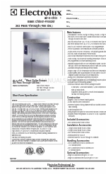 Electrolux Air-O-Chill 726969 Spezifikationsblatt