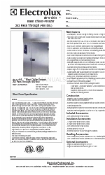 Electrolux Air-O-Chill 726971 Spezifikationsblatt