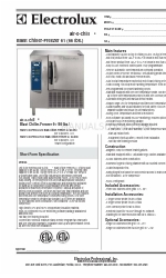 Electrolux Air-O-Chill 726973 Spezifikationsblatt