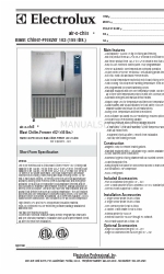 Electrolux Air-O-Chill AOFP102CU4 사양 시트