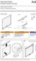 Andersen 400 Series Handbuch für Installation und Demontage