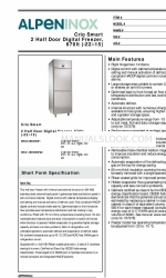 Electrolux Crio Smart REX72HF60 Spécifications