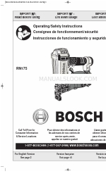 Bosch RN175 取扱説明書