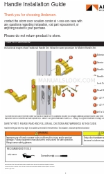 Andersen 618803 Handleiding voor installatie van handgrepen