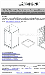 Dreamline FLEX Shower Enclosure Installation Instruction