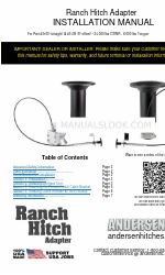 Andersen Hitches Ranch Hitch 3139 Installatiehandleiding