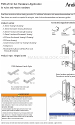 Andersen Windows & Doors FSB 1035 Instructions Manual