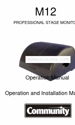 Community iBOX M12 Operation And Installation Manual