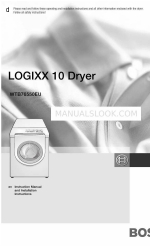 Bosch LOGIXX 10 Manual Instalasi dan Instruksi