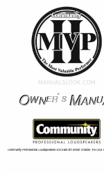 Community MVP Series II Owner's Manual