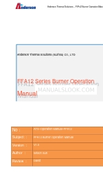 Anderson FFAH21 Manuel d'utilisation