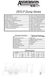 Anderson Manufacturing Dump Series D5TLP Şartname