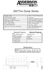 Anderson Manufacturing Dump Series DG7Ton Fiche technique