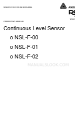 ANDERSON-NEGELE NSL-F series Panduan Pengoperasian