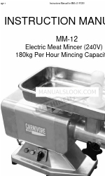 CARNIVORE MM-12 Manual de instruções