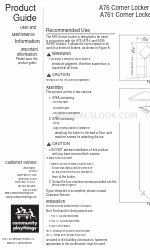 Community Playthings A76 Manual do produto