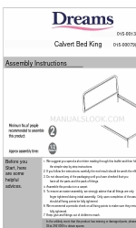 DREAMS Calvert Bed King 組み立て説明書