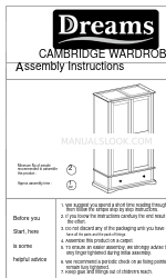 DREAMS CAMBRIDGE WARDROBE 組立説明書