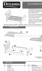 DREAMS ELLIS BEDSTEAD Руководство