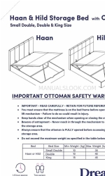 DREAMS Haan Storage Bed Manual