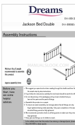 DREAMS Jackson Bed Double 組み立て説明書
