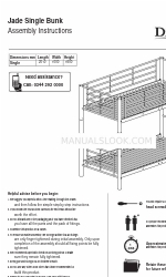 DREAMS Jade Single Bunk 組立説明書