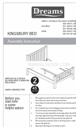 DREAMS KINGSBURY BED 組み立て説明書