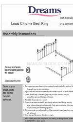 DREAMS Louis Chrome Bed -King 組み立て説明書