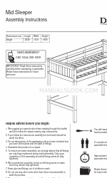 DREAMS Mid Sleeper 組立説明書