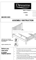 DREAMS MOORE BED 組み立て説明書