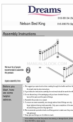 DREAMS Nelson Bed King 組み立て説明書