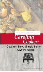 Carolina Cooker M56913 Owner's Manual