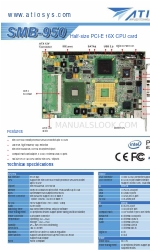 Atiosys SMB-950 Especificações técnicas