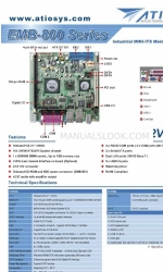 Atiosys EMB-800 Series 仕様書
