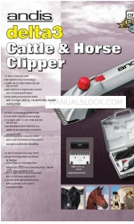 Andis Delta 3 Cattle & Horse Clipper 68020 Ficha de especificações