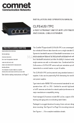 Comnet CLFE4US1TPC 設置および操作マニュアル