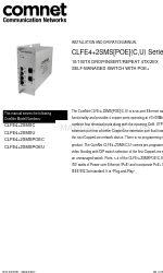 Comnet CLFE4+2SMS Series Manual de instalação e operação