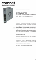 Comnet CNFE4SMSPOE Manual de instalación y funcionamiento