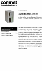 Comnet CNGE3FE8MS Краткое руководство по эксплуатации